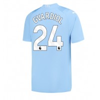 Manchester City Josko Gvardiol #24 Hemmatröja 2023-24 Korta ärmar